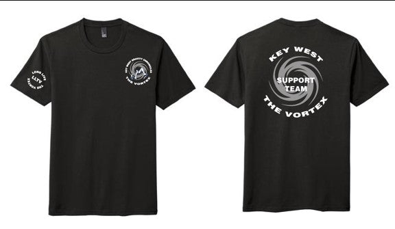 Key West Gravity Chronicles Vortex Support Team T-Shirt Men's 100% Cotton