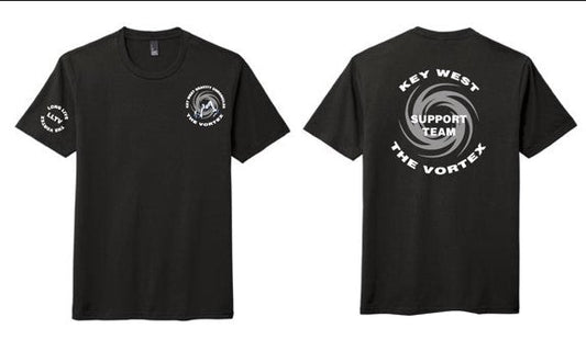 Key West Gravity Chronicles Vortex Support Team T-Shirt Men's 100% Cotton